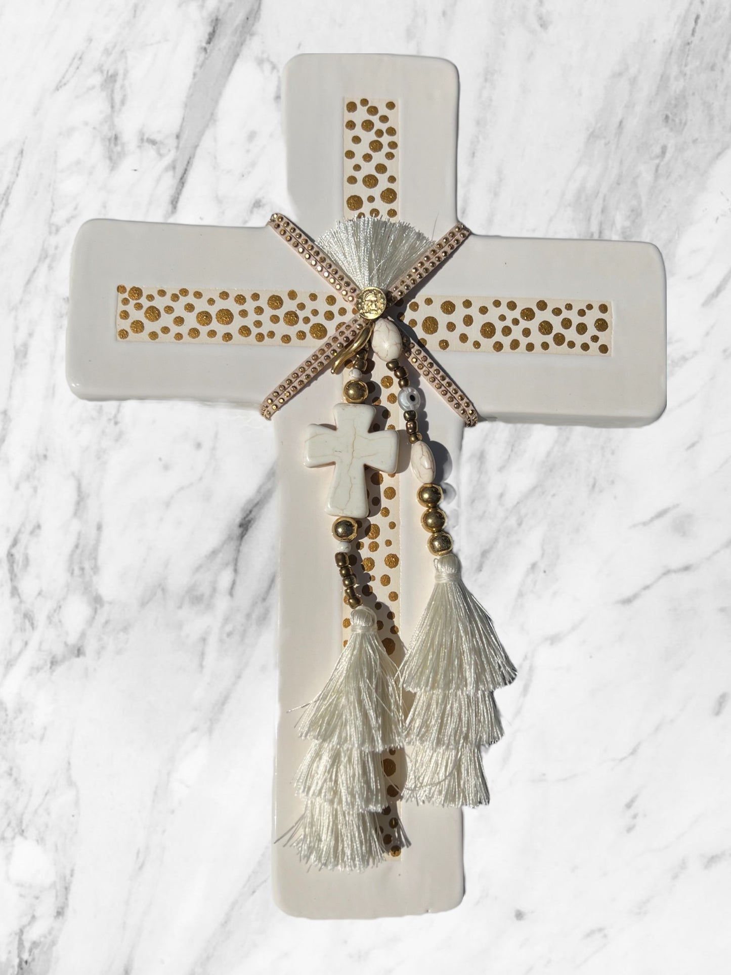 Gold Cornicello Cross