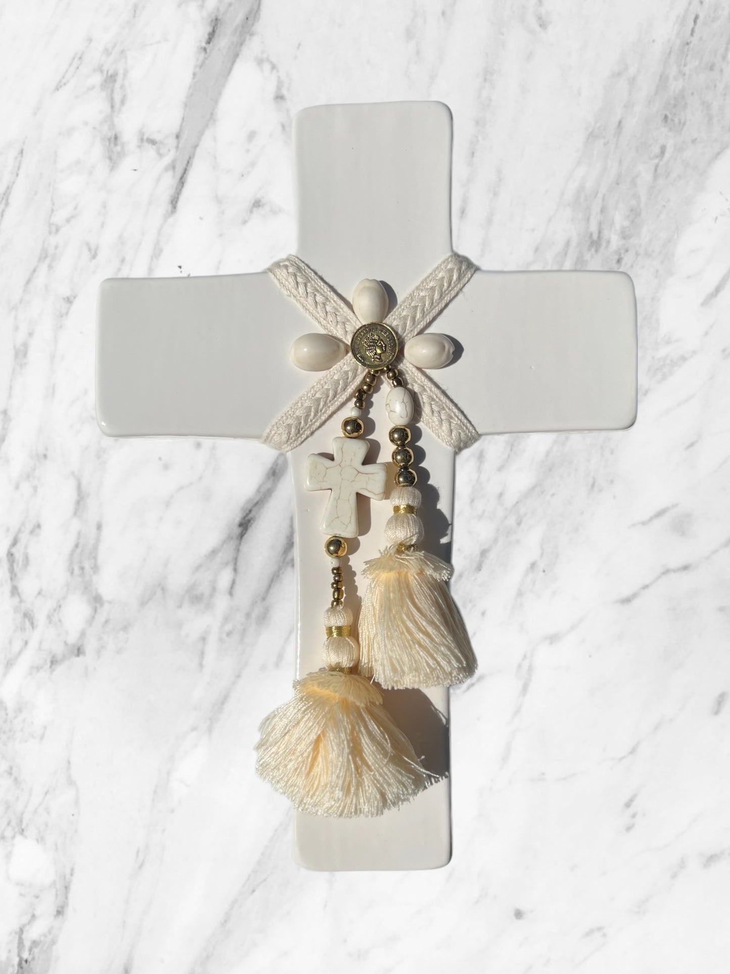Seashell Cross