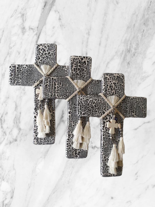 Crackle Cornicello Cross
